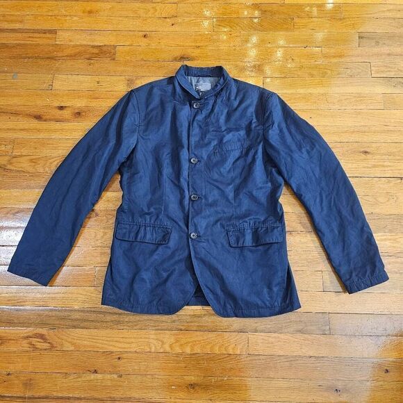 Vince Men's Size 42 Tech Navy Blazer Full Zip Jacket - Picture 1 of 11